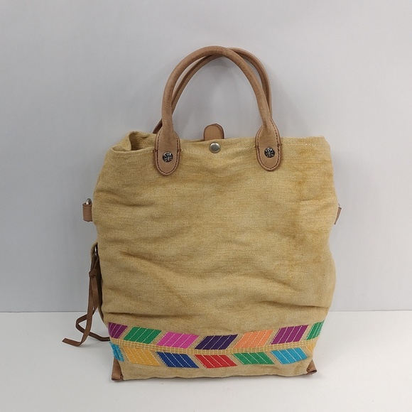 Lucky Brand Boho Canvas Bag - Picture 1 of 17